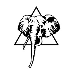 Fototapeta premium elephant logo