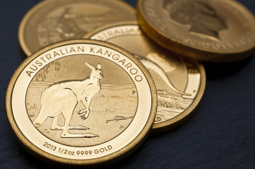 Goldmünzen Kangaroo