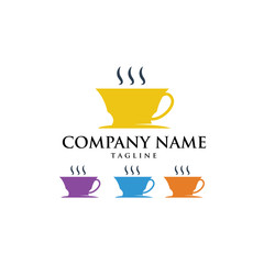 Coffee Cafe Brewing Chocolate Logo Icon Vector
