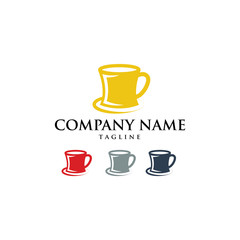 Coffee Shop Chocolate Hot Drink Logo  Icon Vector