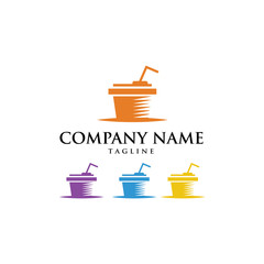 Coffee Chocolate Hot Drink Logo Icon Vector