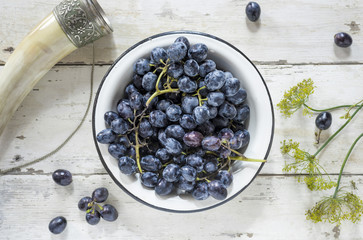 grape fruit vine food blue wet georgian leaf white color 