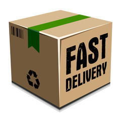 Fast delivery - obrazy, fototapety, plakaty