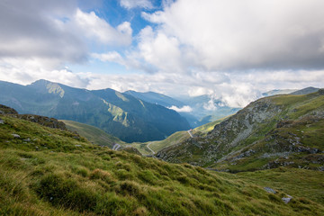 Fototapeta na wymiar Fagaraš mountains in Southern Carpathians, Romania