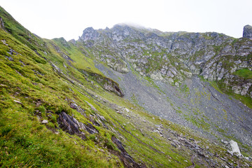 Fagaraš mountains in Southern Carpathians, Romania