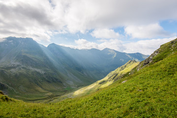 Fagaraš mountains in Southern Carpathians, Romania