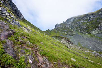 Obraz premium Fagaraš mountains in Southern Carpathians, Romania