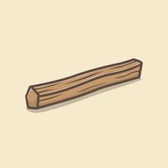 Wood illustration vector