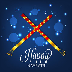 Naklejka premium illustration Navratri or Happy Diwali festival 