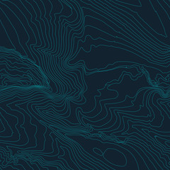 Topographic map background concept with space for your copy. Topography lines art contour , mountain hiking trail , Shape vector design. Computer generated .