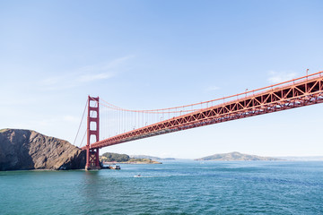 Span of Golden Gate Bridge
