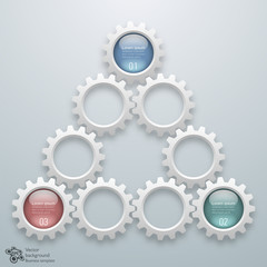 Vector Background #3-Step Process