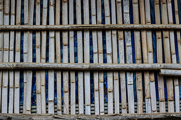 bamboo fence in thailand