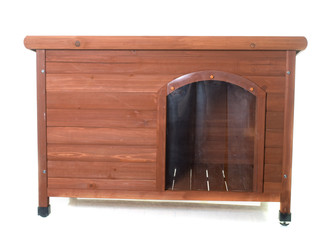 wood dog house