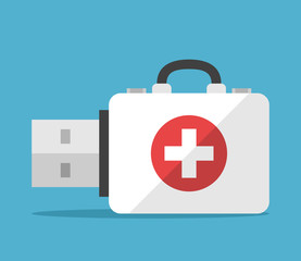 First aid flash drive+