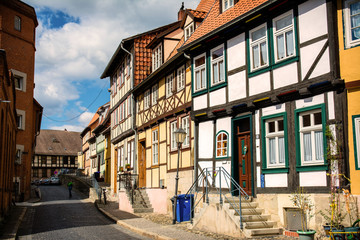 Fototapeta na wymiar quedlinburg peaceful village, germany