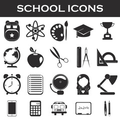 school icon set
