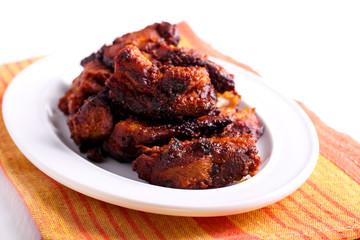 Honey and mustard pork ribs