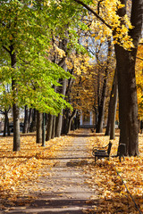 Mikhailovsky garden. Saint-Petersburg. Russia