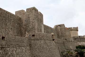 Fototapeta na wymiar Dubrovnik Defense Wall