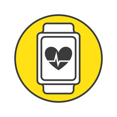 usefull app for smartwatch vector illustration design