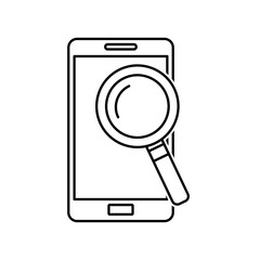 electronic commerce with smartphone vector illustration design