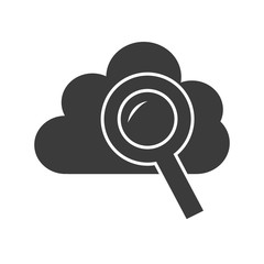 cloud computing data center isolated icon vector illustration design