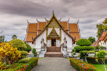  Wat Phumin temple at Nan , Nan province, Thailand.