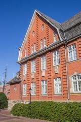 Fototapeta na wymiar Historical town hall in the center of Papenburg