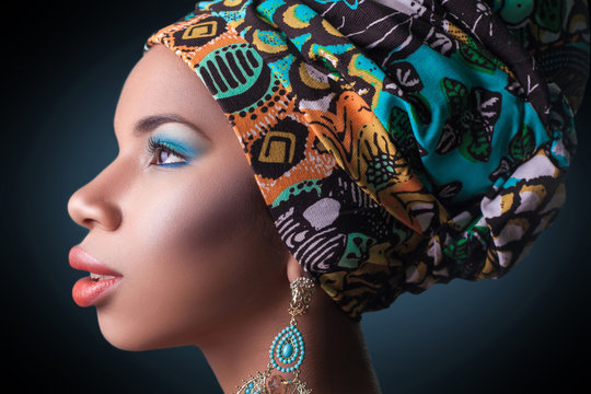 African beauty, studio shot.