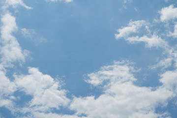 Blue sky and cloud
