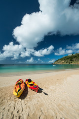 Obraz premium Crucus Bay beach, Anguilla Island