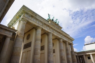 Fototapeta na wymiar Am Brandenburger Tor 