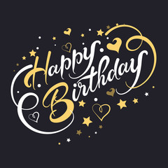 Happy Birthday, Greeting Card.