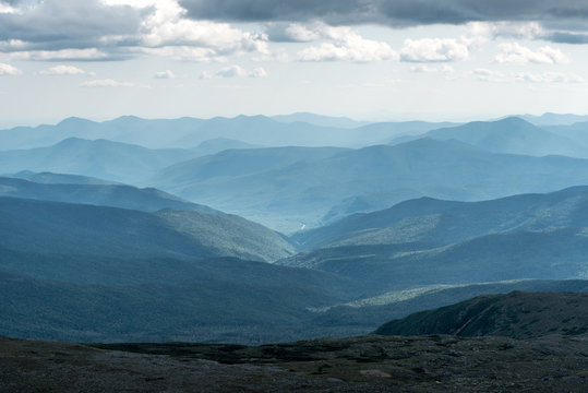 Fototapeta View from Mount Washington in New Hampshire