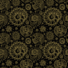 Decorative seamless background pattern