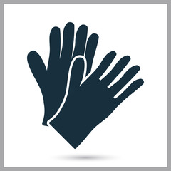 Male pair gloves icon