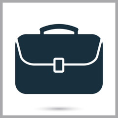 Male business bag icon