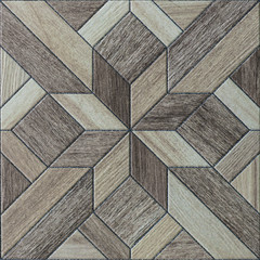 tile with abstract geometry