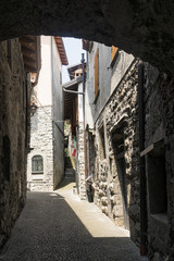 Obraz premium Riva di Solto, along the Iseo lake