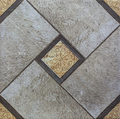 tile with abstract geometry