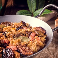 Old Polish traditional bigos
