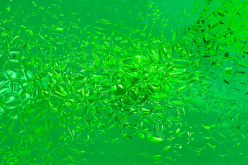 Abstract green glass background