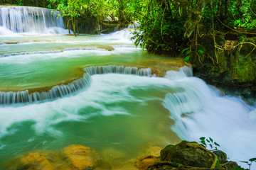 Kuang Si WaterFalls / Kuang Si waterfalls, the most famous waterfalls in Lao.