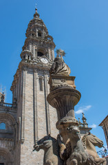 Obraz premium Torre da Berenguela de Catedral de Santiago de Compostela Galicien Spanien