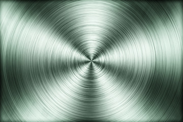 close up radial metal texture