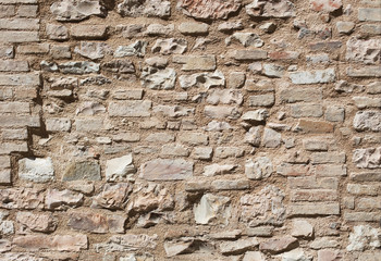 Textured street wall