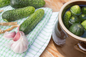 Pickled cucumbers