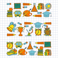 School and education icons