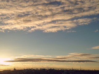 Fototapeta premium city sunrise